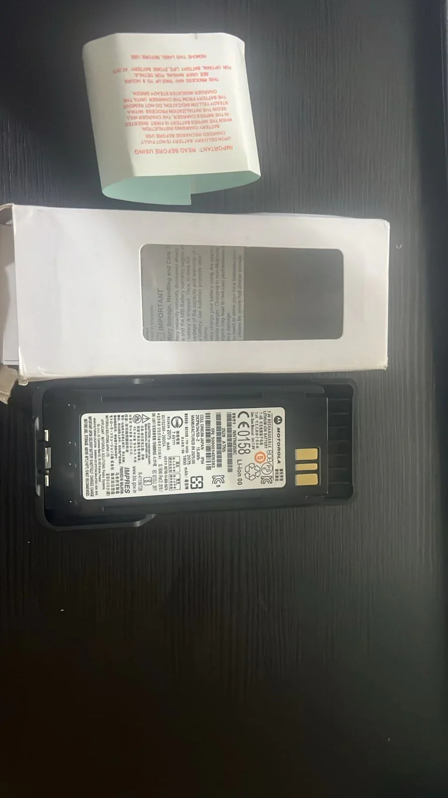 Original Motorola walkie-talkie XiR P8668EX P8608EX handheld explosion-proof battery NNTN8359A - eBuy UAE